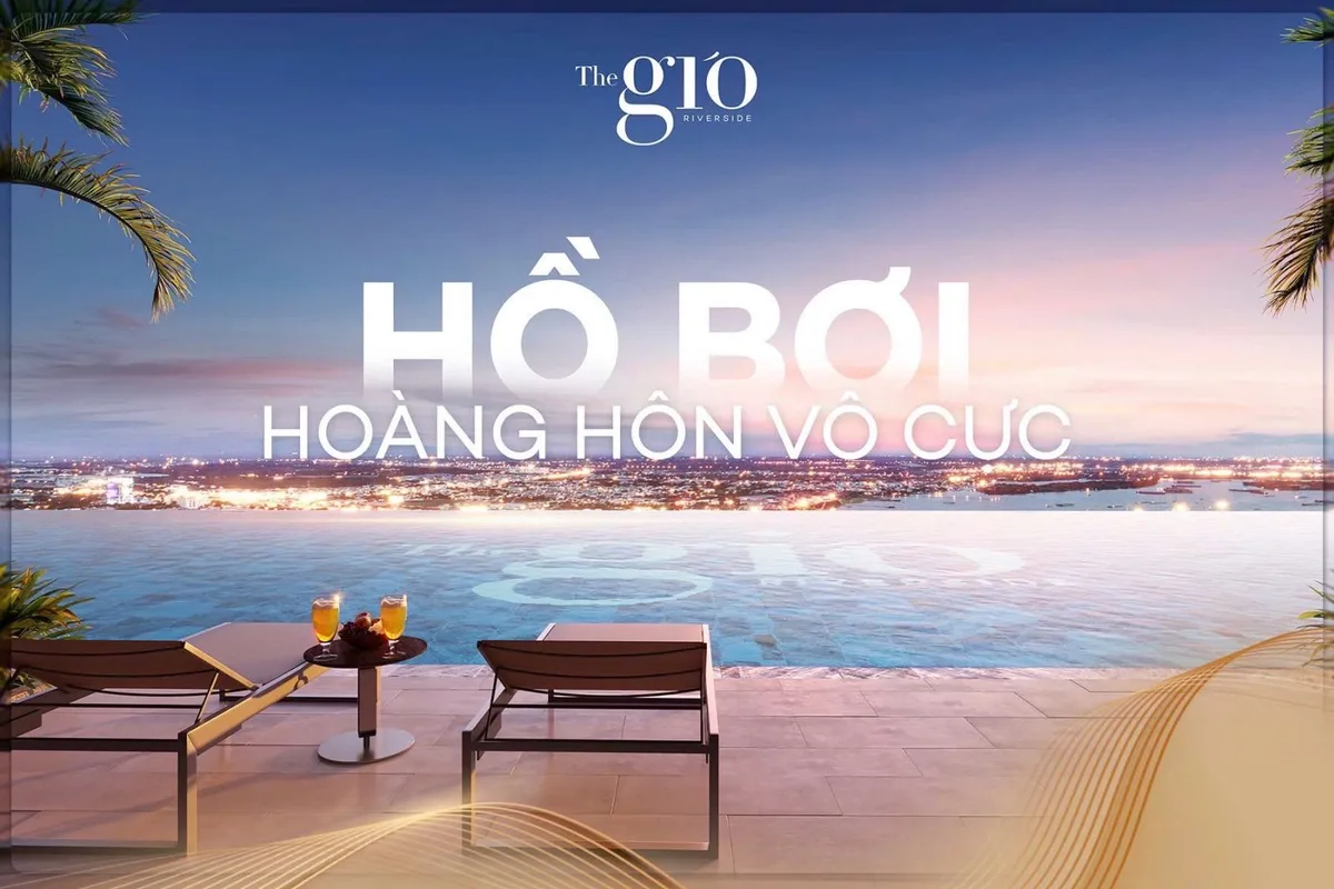 Hồ bơi tầng cao trong khu tiện ích nội khu