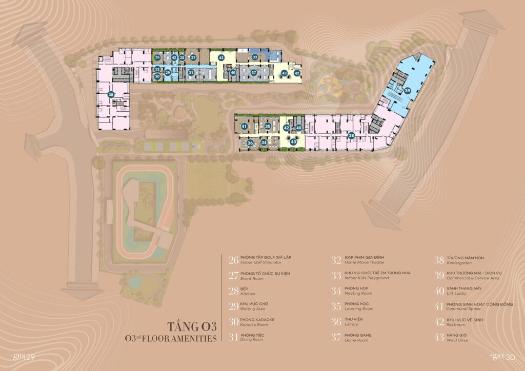 Khu vực gym & wellness River Collection An Gia