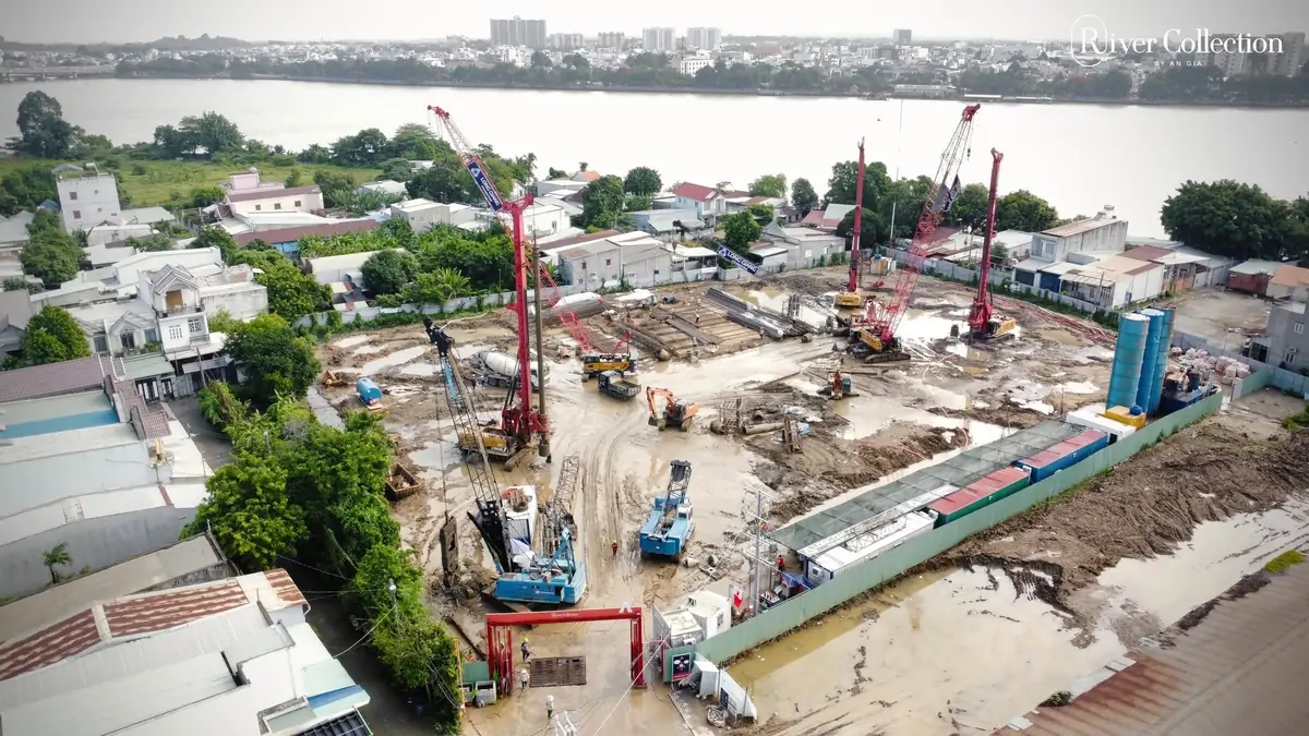 Khu đất River Collection giáp sông Đồng Nai, đối diện trung tâm Biên Hòa