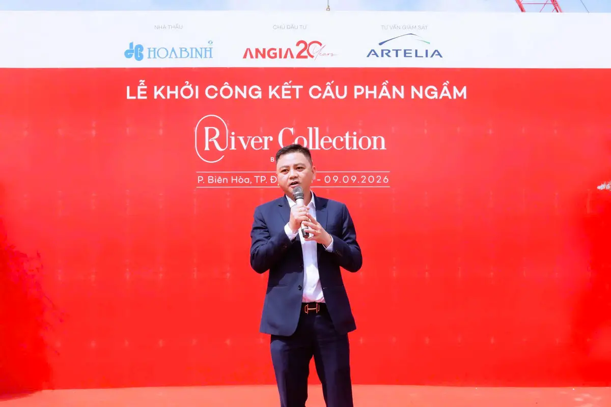 Khởi công River Collection và phần phát biểu tại sự kiện