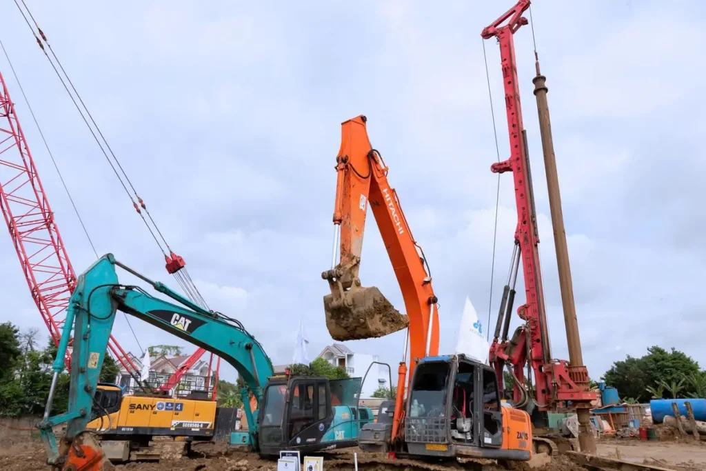 Thiết bị thi công phần ngầm River Collection Biên Hòa